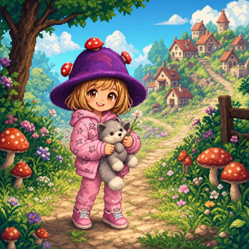 Estilo Pixel quest en grande